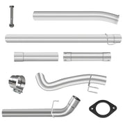 4.0/5.0 Inch 6.7 Powerstroke DPF Delete Race Pipe | Downpipe-Back Exhaust w/Muffler for 2011-2023 Ford F-250, F-350, F-450 Flashark