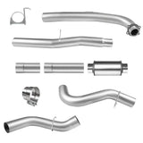 For 4.0/5.0 Inch 2017-2019 L5P 6.6 Duramax Chevy GMC DPF Delete Race Pipe Downpipe-Back Flashark