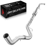 For 4.0/5.0 Inch 2017-2019 L5P 6.6 Duramax Chevy GMC DPF Delete Race Pipe Downpipe-Back