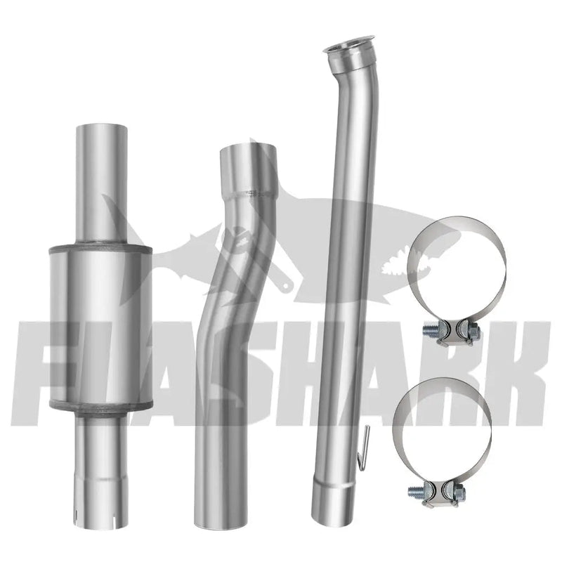 For 4.0/5.0 Inch 2019-2022 6.7 Cummins Dodge Ram DPF Delete Race Pipe 2500/3500 Flashark