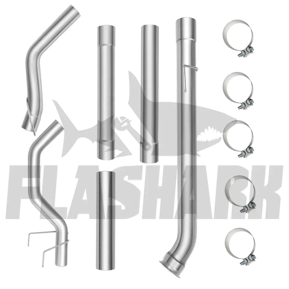 For 4.0/5.0 Inch 2019-2022 6.7 Cummins Dodge Ram DPF Delete Race Pipe 2500/3500 Flashark