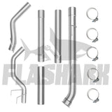 For 4.0/5.0 Inch 2019-2022 6.7 Cummins Dodge Ram DPF Delete Race Pipe 2500/3500 Flashark