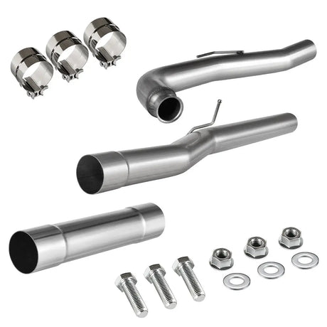 For 4.0/5.0 Inch 2011-2016 Chevy/GMC LML 6.6L Duramax DPF Delete Kit | Race Pipe Exhaust Downpipe-Back Flashark