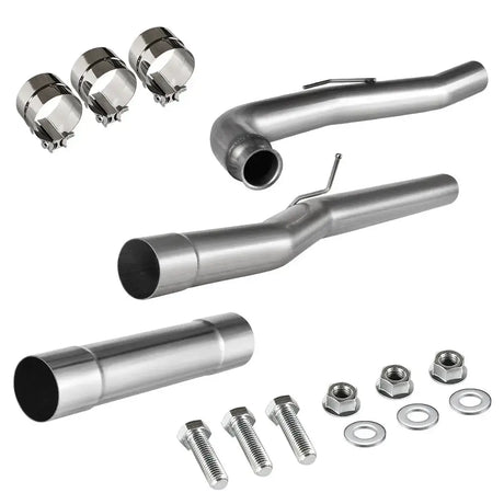 For 4.0/5.0 Inch 2011-2016 Chevy/GMC LML 6.6L Duramax DPF Delete Kit | Race Pipe Exhaust Downpipe-Back