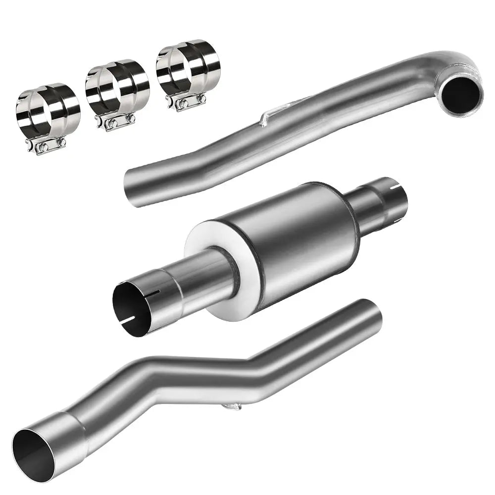 For 4.0/5.0 Inch 2011-2016 Chevy/GMC LML 6.6L Duramax DPF Delete Kit | Race Pipe Exhaust Downpipe-Back Flashark