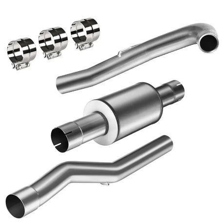 For 4.0/5.0 Inch 2011-2016 Chevy/GMC LML 6.6L Duramax DPF Delete Kit | Race Pipe Exhaust Downpipe-Back