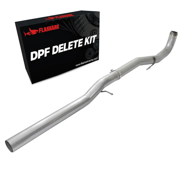 For 4.0/5.0 Inch 2011-2016 Chevy/GMC LML 6.6L Duramax DPF Delete Kit | Race Pipe Exhaust Downpipe-Back Flashark