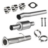 4.0/5.0 Inch 6.7 Powerstroke DPF Delete Race Pipe | Downpipe-Back Exhaust w/Muffler for 2011-2023 Ford F-250, F-350, F-450 Flashark