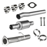 4.0/5.0 Inch 6.7 Powerstroke DPF Delete Race Pipe | Downpipe-Back Exhaust w/Muffler for 2011-2023 Ford F-250, F-350, F-450