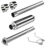 For 4.0/5.0 Inch 2013-2018 6.7 Cummins DPF Delete Race Pipe Dodge Ram 2500/3500 Turbo-Back Flashark