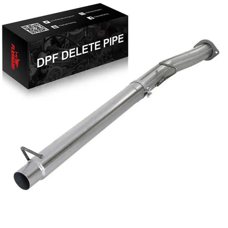 For 4.0 Inch 2008-2010 Ford 6.4 Powerstroke Cat & DPF Delete Race Downpipe-Back Pipe F-250 F-350 F-450 F-550
