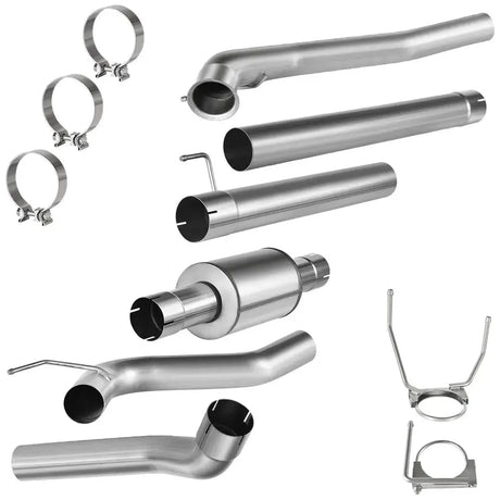 For 4.0 Inch 2007.5-2012 DPF Delete Race Pipe 6.7 Cummins Dodge Ram 2500/3500