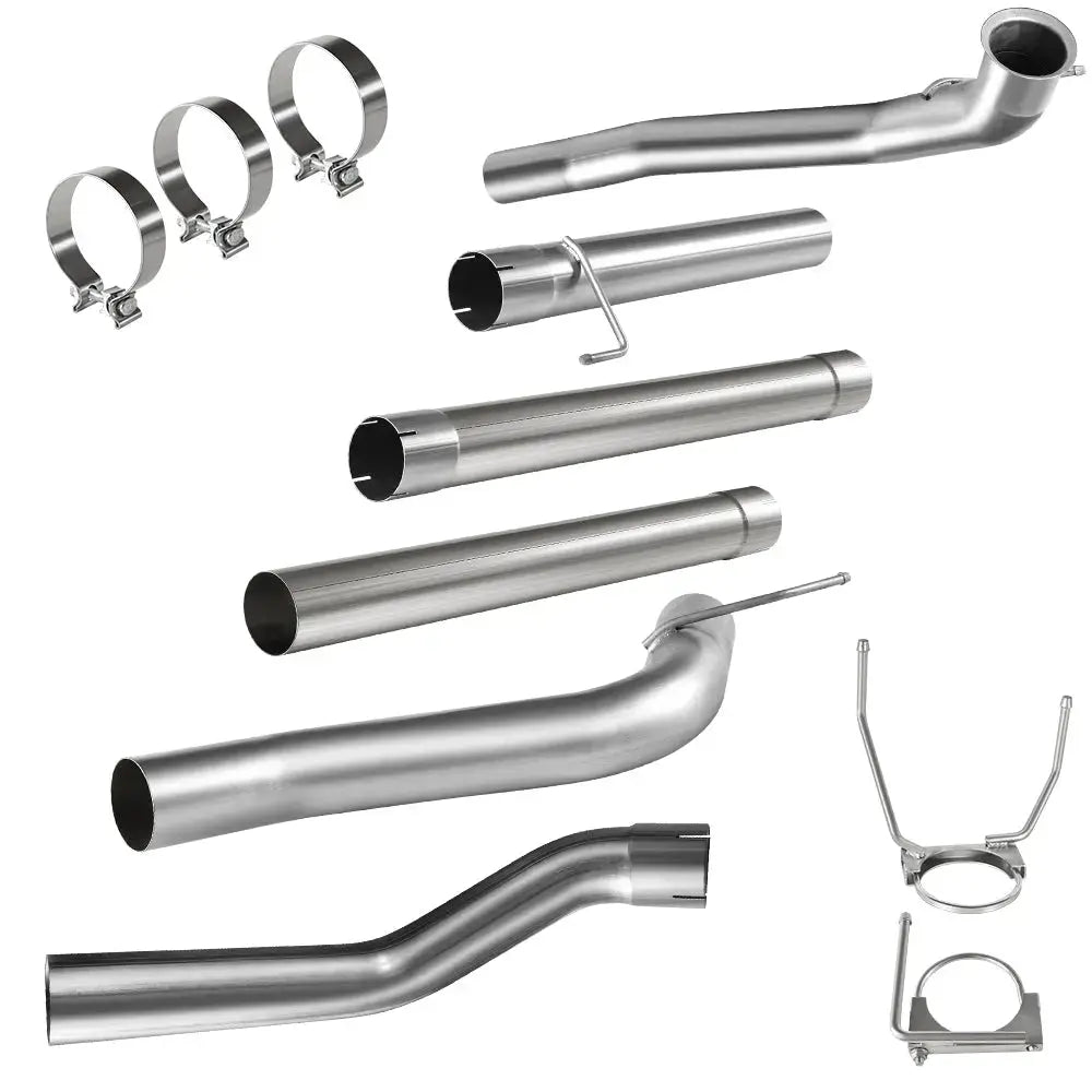 For 4.0 Inch 2007.5-2012 DPF Delete Race Pipe 6.7 Cummins Dodge Ram 2500/3500