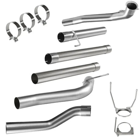 For 4.0 Inch 2007.5-2012 DPF Delete Race Pipe 6.7 Cummins Dodge Ram 2500/3500