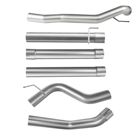 For 4.0 Inch 2007.5-2012 DPF Delete Race Pipe 6.7 Cummins Dodge Ram 2500/3500 Flashark