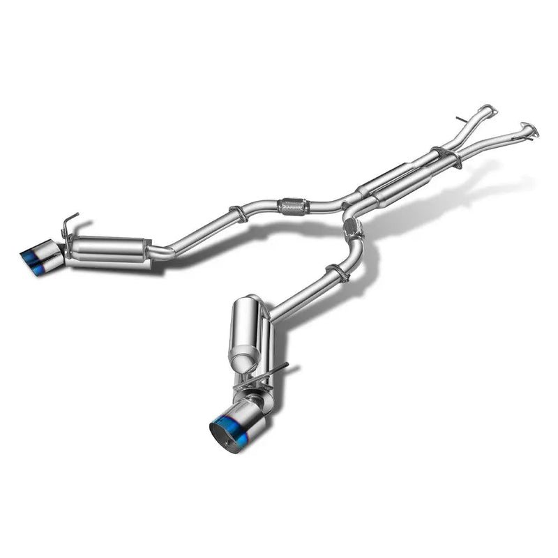2009-2020 Nissan 370Z Z34 Dual Catback Exhaust System w/ 4.5 Inches Burnt Dual Tips Flashark