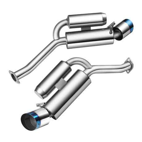 2009-2020 Nissan 370Z Z34 Dual Catback Exhaust System w/ 4.5 Inches Burnt Dual Tips Flashark