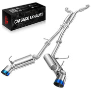 Exhaust Header/Downpipe/CatBack w/ 4.5 Inches Dual Burnt Tips All-In-One Kit for 2003-2006 Nissan 350Z Infiniti G35 Flashark