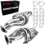 Exhaust Header/Downpipe/CatBack w/ 4.5 Inches Dual Burnt Tips All-In-One Kit for 2003-2006 Nissan 350Z Infiniti G35 Flashark