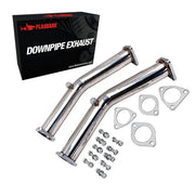 Exhaust Header/Downpipe/CatBack w/ 4.5 Inches Dual Burnt Tips All-In-One Kit for 2003-2006 Nissan 350Z Infiniti G35 Flashark