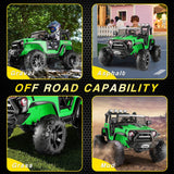 400W 2-Seater Electric Jeep for Kids with LED Lights - Exciting Ride-On Truck Car