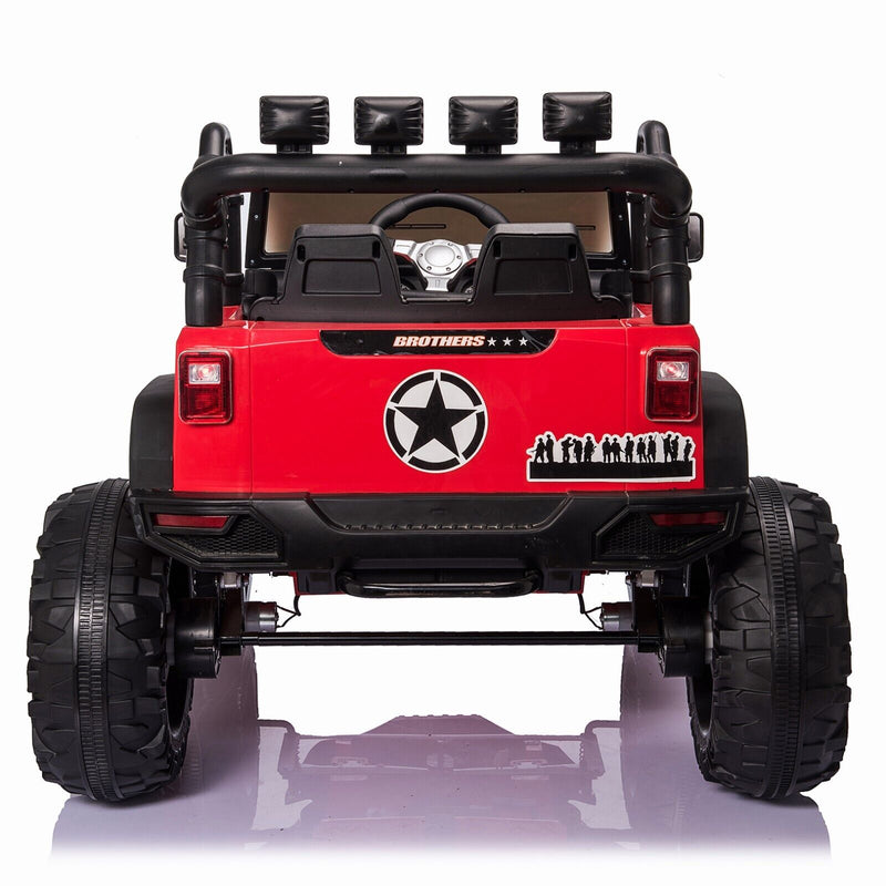 400W 2-Seater Electric Ride-On Jeep for Kids with Remote Control - 24V 9AH Battery