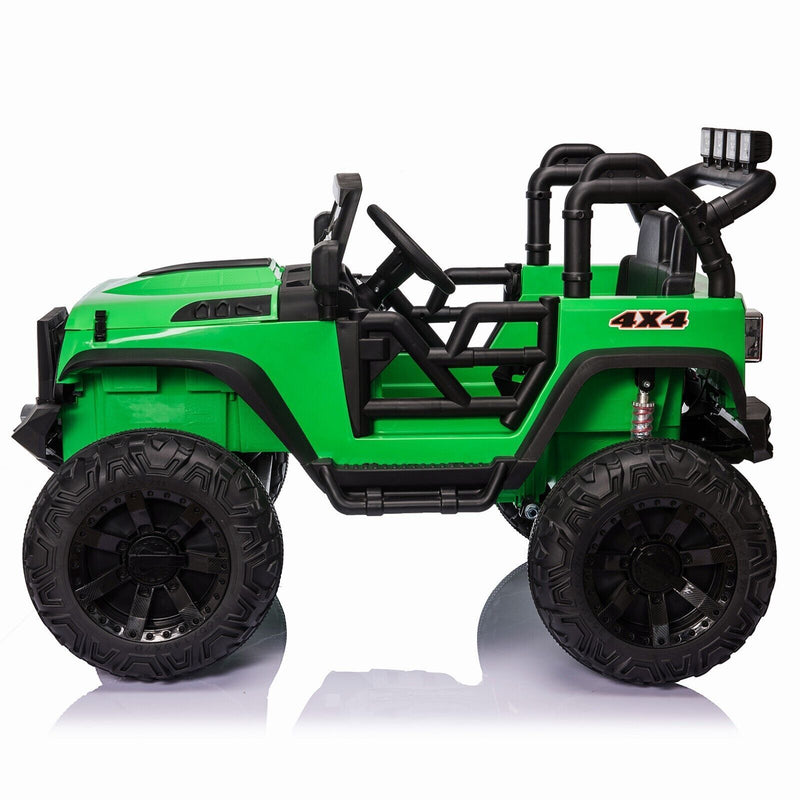 2-Seater Electric Ride-On Truck for Kids with Bluetooth and Remote Control