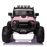 Ride On Electric Truck and Quad Car Toy Set with Parent Remote Control for Kids - 24V