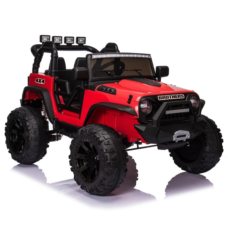400W 24V Ride-On Truck for Kids with Remote Control and Seat Belts