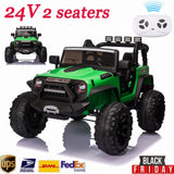 2-Seater 24V Electric Ride-On Truck for Kids with Parental Remote Control - 400W Power