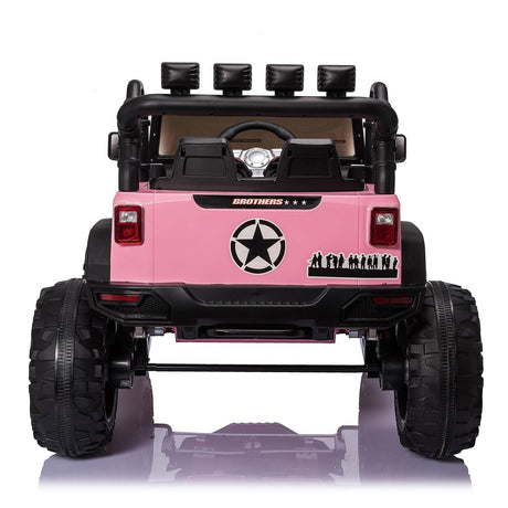 400W Electric Ride On Truck for Kids with Remote Control and LED Lights