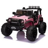 400W Electric Ride On Truck for Kids with Remote Control and LED Lights