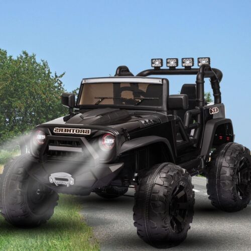 400W Electric Ride-On Truck for Kids with Remote Control and MP3 Player - Seats 2