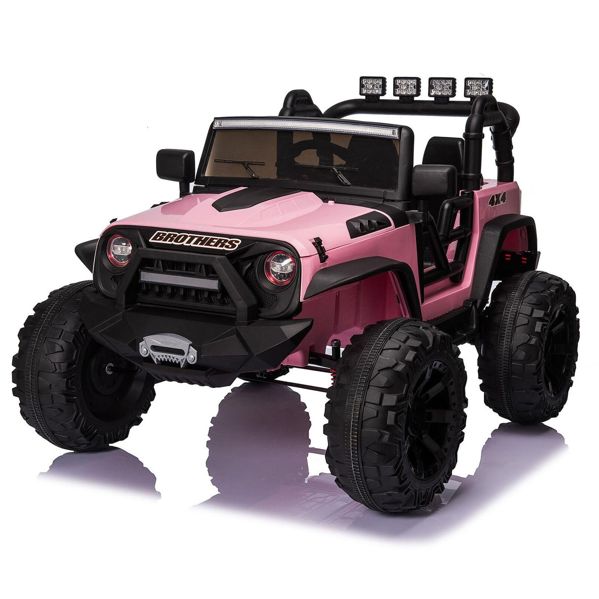 400W Electric Ride On Truck for Kids with Spring Suspension and LED Lights