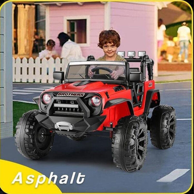 400W Electric JEEP Ride-On Truck for Kids with Remote Control - 24V Power Wheels