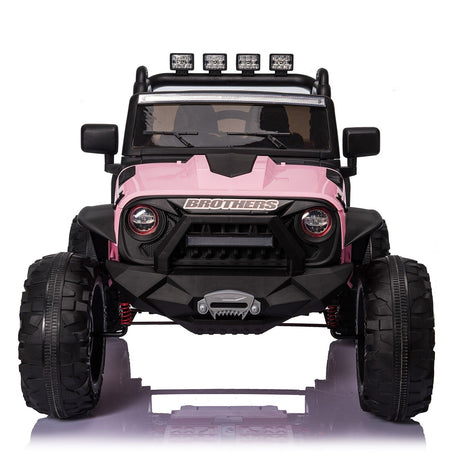 2-Seater 24V Ride-On Truck for Kids with Remote Control - Perfect Xmas Gift ??