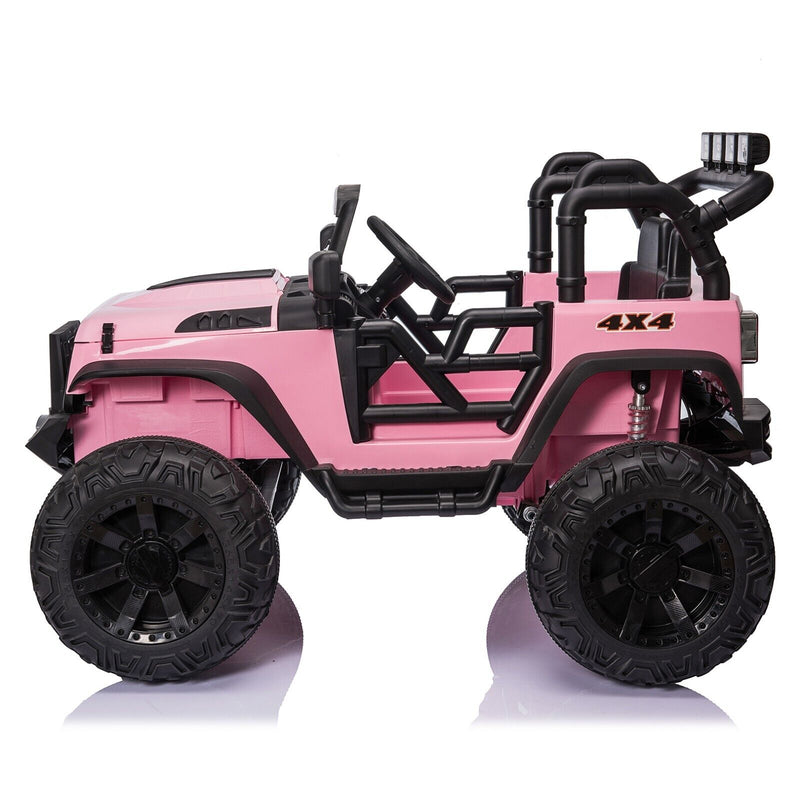 2-Seater 24V Ride-On Truck for Kids with Remote Control - Perfect Xmas Gift ??