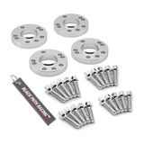 1997-2002 Volkswagen Cabrio 4x100 5x100 57.1 Hubcentric Wheel Spacers Extended Lug Nuts - Set of 4
