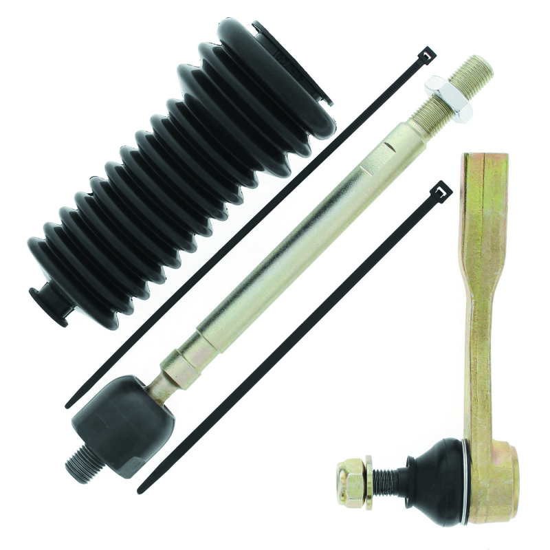 QuadBoss 15-20 Polaris RZR 900 EPS Trail Steering Rack Tie Rod Assembly Kit - Right Inner and Outer