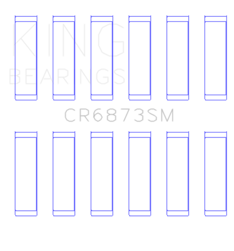 King Engine Bearings Toyota 2Gr-Fe/3Gr-Fe (Size +0.25mm) Connecting Rod Bearing Set