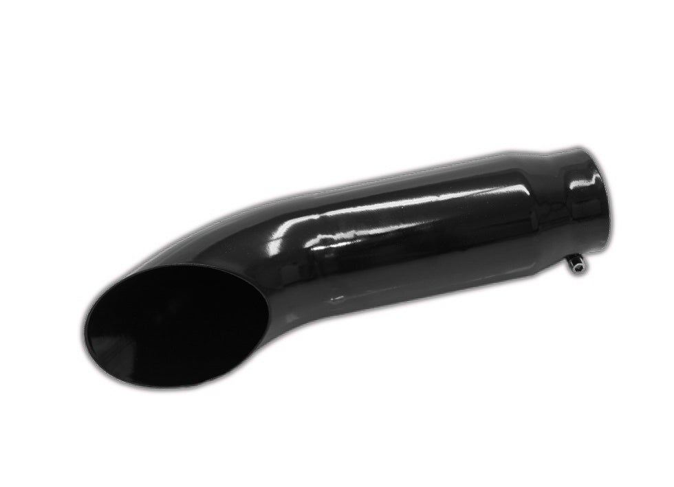 Bolt-on Turn Down | Black Powder Coated Exhaust Tip Mel's Manufacturing