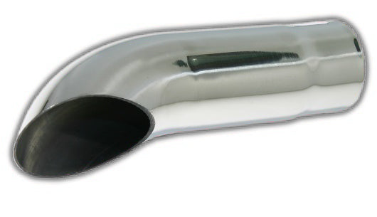 Turn Down Tip | Polished 304 Stainless Exhaust Tip Mel's Manufacturing