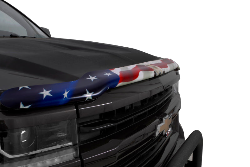 Stampede 2007-2013 GMC Sierra 1500 Vigilante Premium Hood Protector - Flag