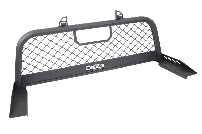 Deezee 99-16 Ford SuperDuty Cargo Management Cab Rack - Txt Blk Mesh