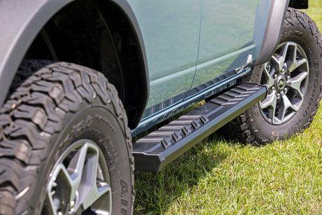 BA2 Running Boards Side Step Bars 4-Door Ford Bronco 4WD (2021-2025) Rough Country