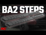 BA2 Running Boards Side Step Bars 2-Door Ford Bronco 21-Up Rough Country