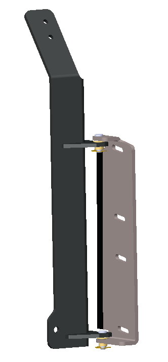 Driver side hinge mount for Polaris Doors Fortress Pro