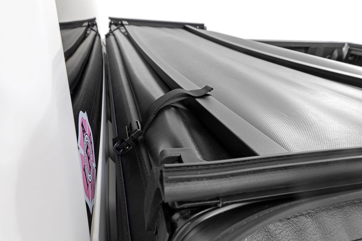 Soft Tri-Fold Bed Cover 6 Foot 7 Inch Bed Silverado/Sierra 1500/2500HD/3500HD (14-19 & Classic) Rough Country