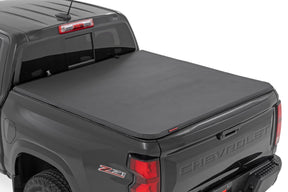 Soft Tri-Fold Bed Cover 5 Foot Bed Chevy/GMC Canyon/Colorado 2WD/4WD (23-26) Rough Country