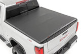 Soft Tri-Fold Bed Cover 6 Foot 7 Inch Bed Chevy/GMC Sierra 1500 (19-26)/Silverado 1500 (19-26) Rough Country